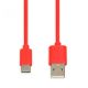 2. Kabel IBOX IKUMTCR (USB 2.0 typu A - USB typu C ; 1m; kolor czerwony)