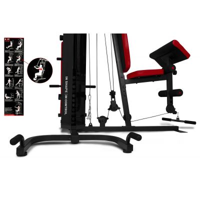 2. Atlas z ławką multigym PRO BMG 4700, stos 66kg