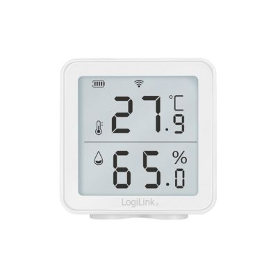 9. LogiLink SC0116 higrometr i psychrometr Wewnętrzna Higrometr elektroniczny Biały