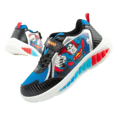 Leomil buty sportowe dziecięce sneakersy dla chłopca Superman LED
