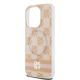 6. Etui DKNY IML Checkered Mono Pattern & Printed Stripes MagSafe na iPhone 15 Pro Max - różowe
