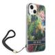 3. Etui Guess Flower Strap na iPhone 14 Plus - niebieskie