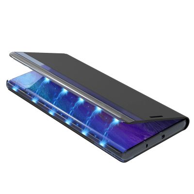 3. Etui New Sleep Case pokrowiec z klapką i podstawką na iPhone 16e / 17e - niebieskie