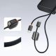 10. Powerbank Baseus EnerFill FC41 25000mAh 145W z wyświetlaczem cyfrowym i wbudowanym podwójnym kablem USB-C - czarny