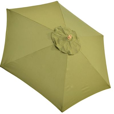 11. PARASOL OGRODOWY DREWNIANY 250CM SKŁADANY ZIELONY