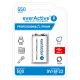 6. EVERACTIVE AKUMULATOREK 6F22/9V LI-ION 550 MAH Z USB TYP C EVHR22-550C