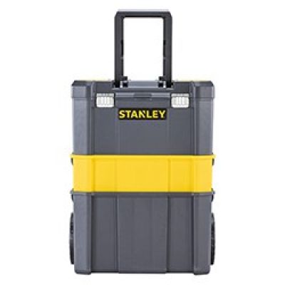 6. Stanley Essential Twarda kaseta na narzędzie Plastik Szary, Żółty