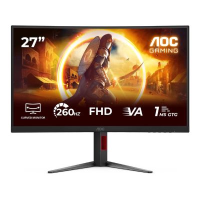 21. AOC G4 C27G4Z2 monitor komputerowy 68,6 cm (27") 1920 x 1080 px Full HD LCD Czarny, Czerwony