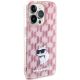 4. Etui Karl Lagerfeld Monogram Choupette na iPhone 15 Pro Max - różowe