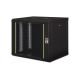 Digitus Szafa sieciowa wisząca Unique 19" 9U rack 600x450, drzwi szyba, czarny, niedzielona, złożona, 100kg