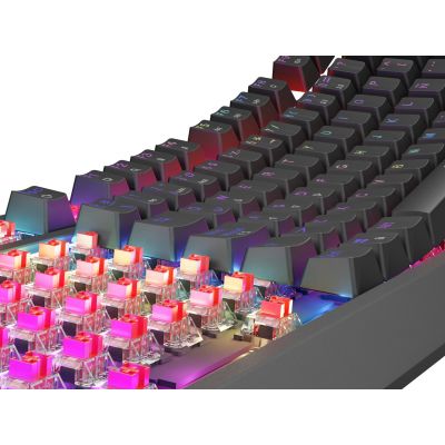 7. GENESIS Thor 230 TKL klawiatura Gaming USB QWERTY Hiszpański Czarny