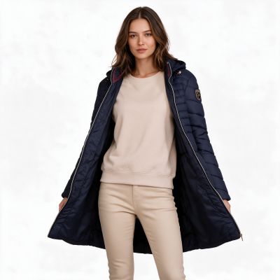 6. Parka damska Geographical Norway BEALIZE NAVY DB LADY  093 (WY4740F/GN-NAVY)