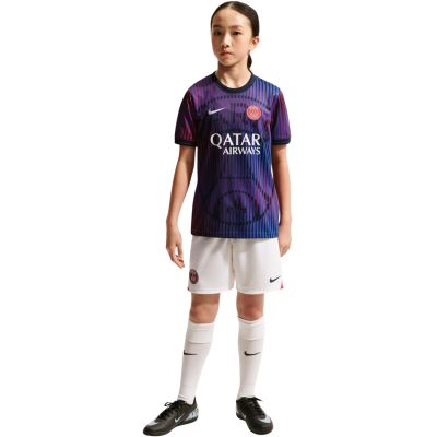 7. Koszulka dla dzieci Nike Paris Saint-Germain fioletowa IQ6946 420