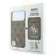 9. Etui Guess 4G z portfelem Magsafe na iPhone 18 Pro Max / 17 Pro Max - brązowe