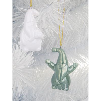 36. MIKOŁAJ ŚWIĄTECZNY CERAMICZNY BOMBKA 7,8CM 1 szt