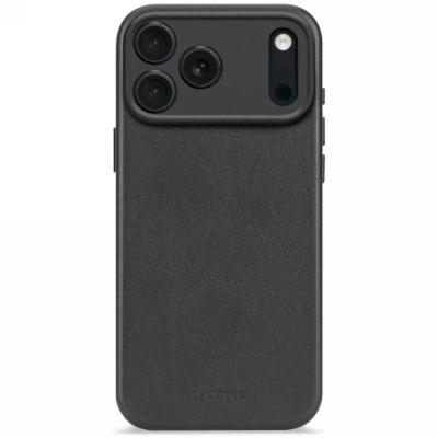 Etui Decoded Leather Backcover MagSafe na iPhone 17 Pro Max - czarne