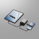 13. Powerbank Cuktech PB150S 100W 15000mAh - szary