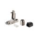 2. Equip 121172 wtyczka RJ-45 Czarny, Stal nierdzewna