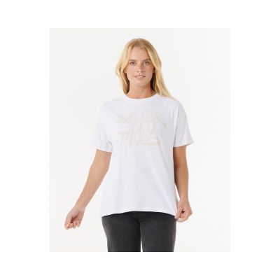 Koszulka RIP CURL OCEANIC RELAXED TEE biała