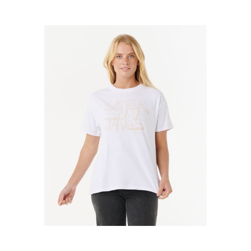 Koszulka RIP CURL OCEANIC RELAXED TEE biała