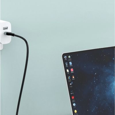 6. Dudao kabel USB Typ C - Lightning szybkie ładowanie PD 20W 1m czarny (L7MaxL)