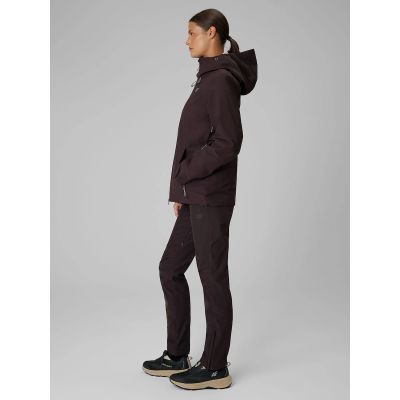 3. Spodnie trekkingowe softshell wiatroodporne membrana 10000 damskie 4F 4FRAW26TFTRF1608-80S