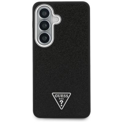3. Etui Guess Fixed Glitter Triangle MagSafe na Samsung Galaxy S26+ - czarne