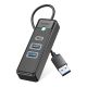 Hub USB Orico PWC2U-U3 3-portowy 2x USB-A 3.0 1x USB-C 3.0 0,5 m - czarny