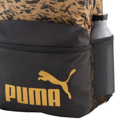 4. Plecak Puma Phase AOP czarno-brązowy 91169 07