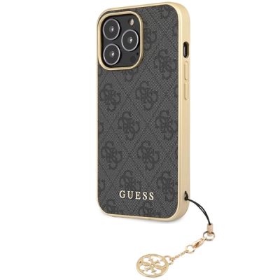 2. Etui Guess 4G Charms Collection na iPhone 14 Pro Max - szare
