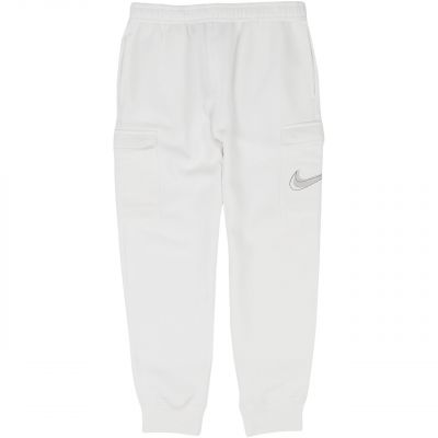 Spodnie męskie Nike Court Fleece Cargo białe DQ5477 100