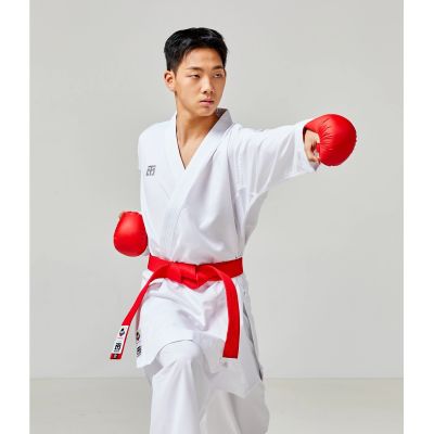 12. Rękawice do Karate - Mitts 2 RED WKF | MOOTO