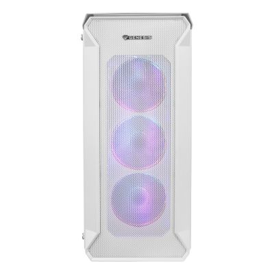 7. GENESIS OBUDOWA IRID 505 ARGB BIAŁA MIDI TOWER NPC-1872