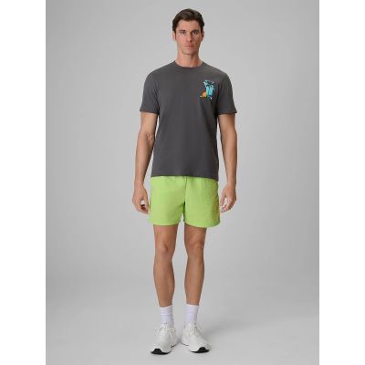 3. T-shirt regular z nadrukiem męski 4F 4FRSS26TTSHM4301-22S