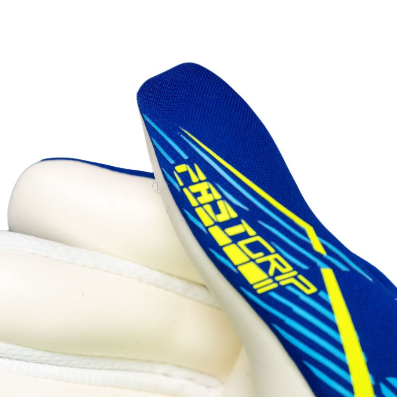 8. Rękawice bramkarskie Reusch Fastgrip Advance Junior niebieskie 5672200 4994