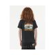 3. Koszulka RIP CURL GRATEFUL SHRED TEE - BOY czarna