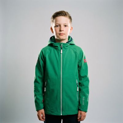 3. Kurtka softshell Trollkids Kids Kvalvika Jacket Jr 328-329