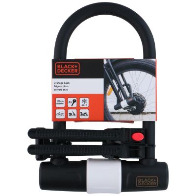 4. ZAPIĘCIĘCIE ROWEROWE U-LOCK 140X250mm BLACK+DECKER