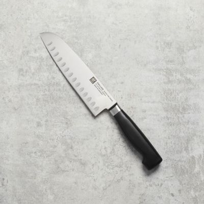 2. ZWILLING Santoku Stal 1 szt. Nóż Santoku