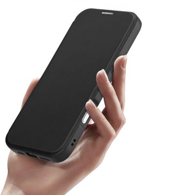 7. Etui Dux Ducis Skin X Pro na iPhone 17 Pro z portfelem, kompatybilne z MagSafe - czarne