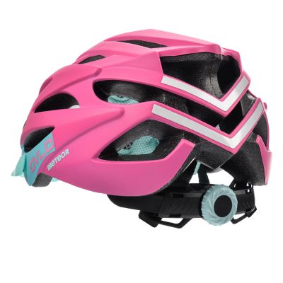 3. Kask rowerowy Meteor Ovlo M 16863 55-58 cm różowy