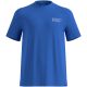 Koszulka z krótkim rękawem męska ODLO T-shirt crew neck s/s COTTON BLEND UNLIMITED niebieska