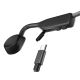 10. Słuchawki bezprzewodowe kostne Shokz OpenMove USB-C szare