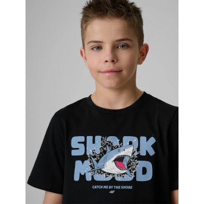 3. T-shirt bawełniany chłopięcy 4F 4FJRSS26TTSHM3902-20S