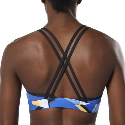 11. Stanik Reebok Hero Strappy Padded Bra VortaStripe W DU4097
