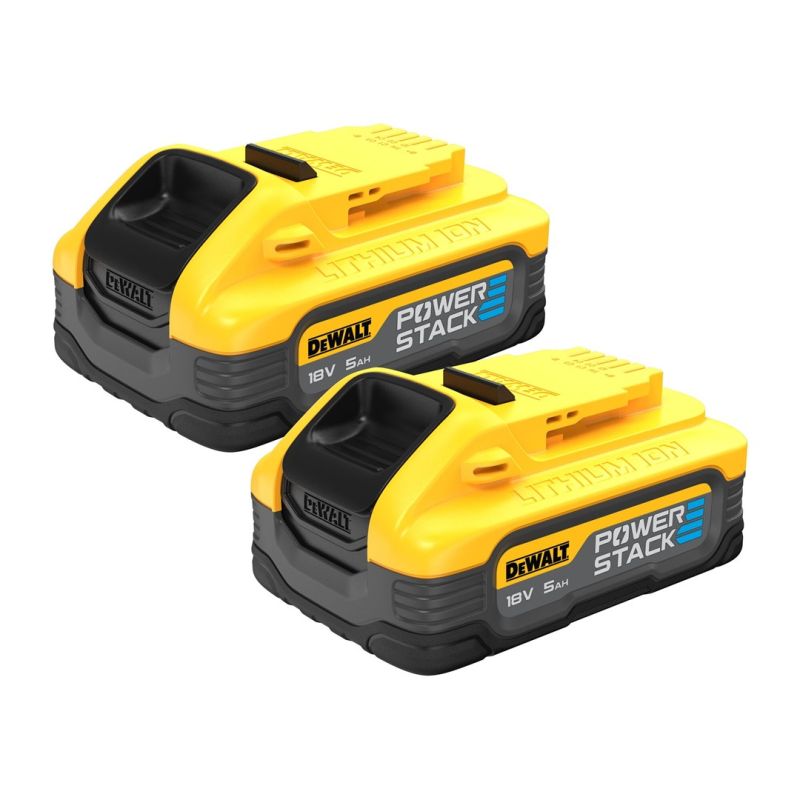 12. 2x Akumulator 18V Powerstack 5Ah DeWALT DCBP518H2