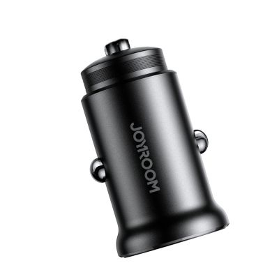 2. Mini ładowarka samochodowa Joyroom JR-CCN05 30W USB-A USB-C - czarna