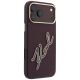 4. Etui Karl Lagerfeld Smooth Big Resin Signature Logo na iPhone 18 Pro Max / 17 Pro Max - burgundowe