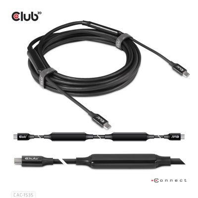 2. Kabel USB Club3D CAC-1535 (USB 3.2 Gen2 Type C