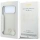 8. Etui Guess Grained Round Strass Logo MagSafe na iPhone 18 Pro Max / 17 Pro Max - beżowe